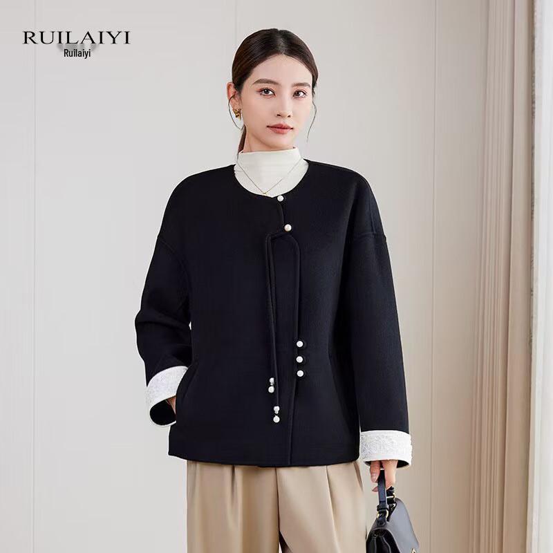 RUILAIYI Women s New Chinese Oblique Placket Wool Cashmere Short Coat XL
RUILAIYI Women s New Chinese Oblique Placket Wool Cashmere Short Coat XL
