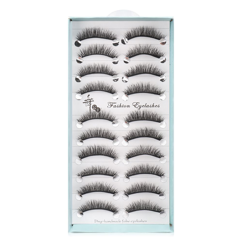 Pairs Eye Makeup Tool Reusable Volume Eyelashes Soft Fluffy 6D Faux Mink Hair False Lashes Natural W010
Pairs Eye Makeup Tool Reusable Volume Eyelashes Soft Fluffy 6D Faux Mink Hair False Lashes Natural W010