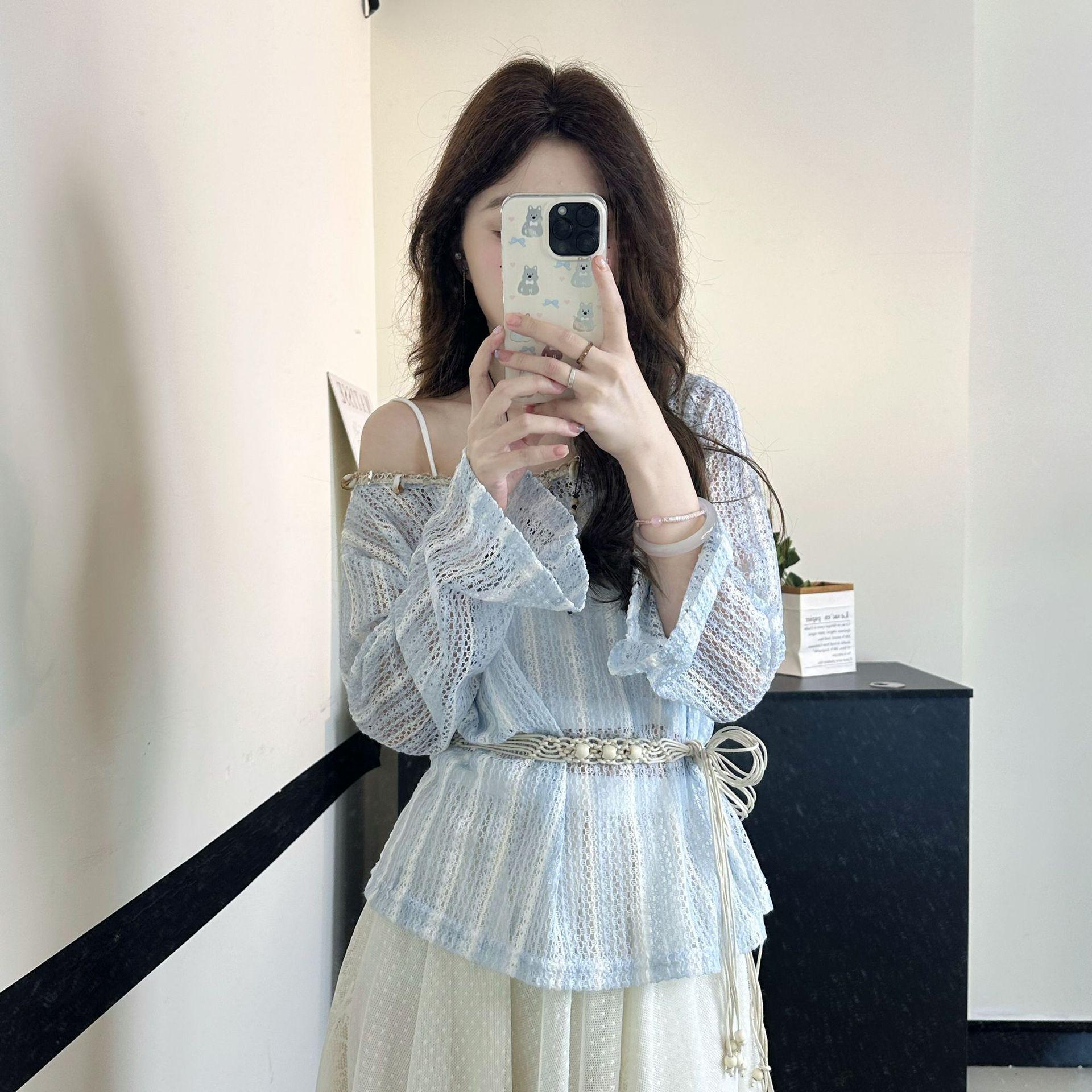 2025 Spring Korean Hollow-Out Patchwork Belted Skirt Cover-Up Set Small
2025 Spring Korean Hollow-Out Patchwork Belted Skirt Cover-Up Set Small