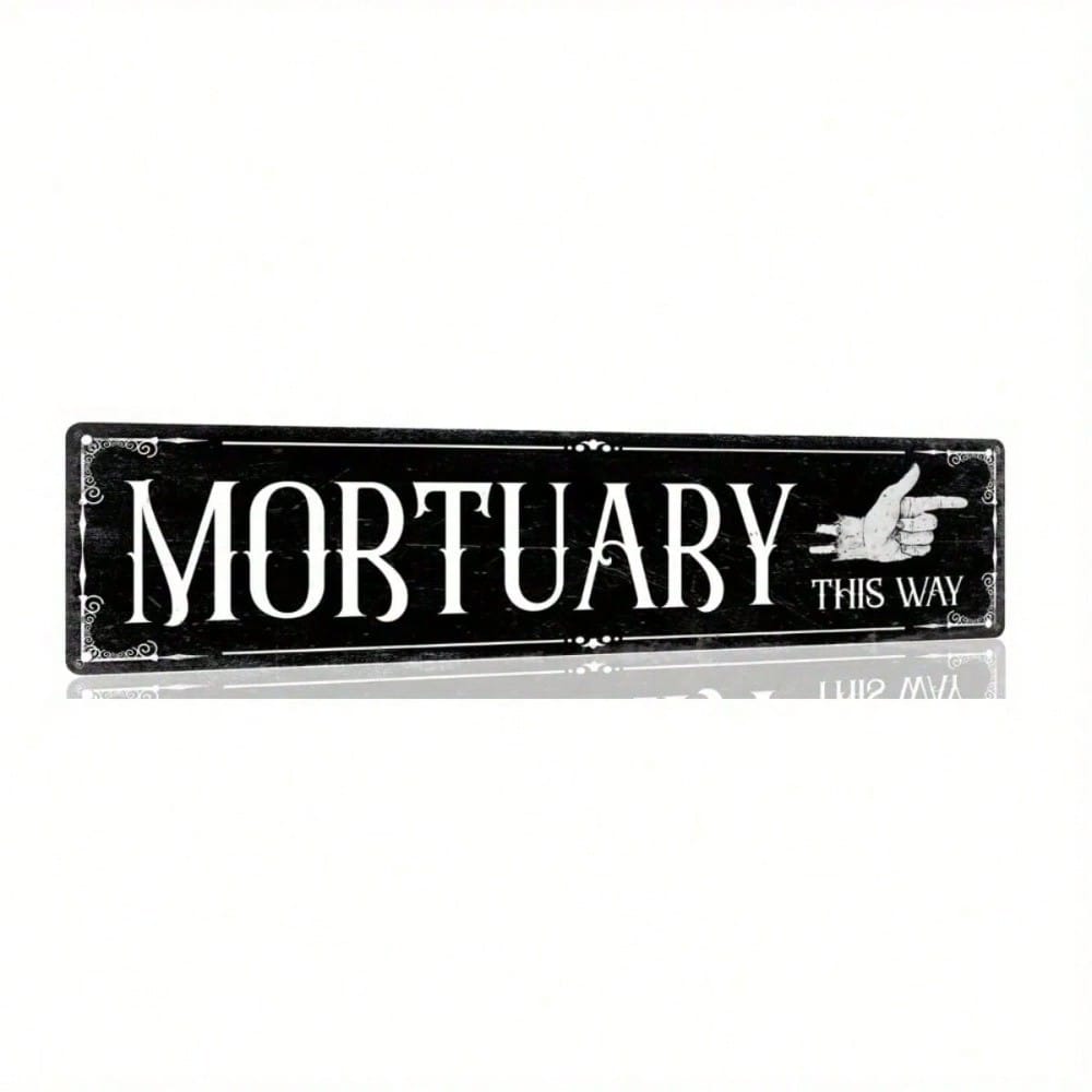 Gothic Halloween Metal Tin Sign Vintage Horror Decor for Home Bar Cafe Wall Art Retro Pub Man Cave Decoration 10x40 різнокольоровий
Gothic Halloween Metal Tin Sign Vintage Horror Decor for Home Bar Cafe Wall Art Retro Pub Man Cave Decoration 10x40 різнокольоровий