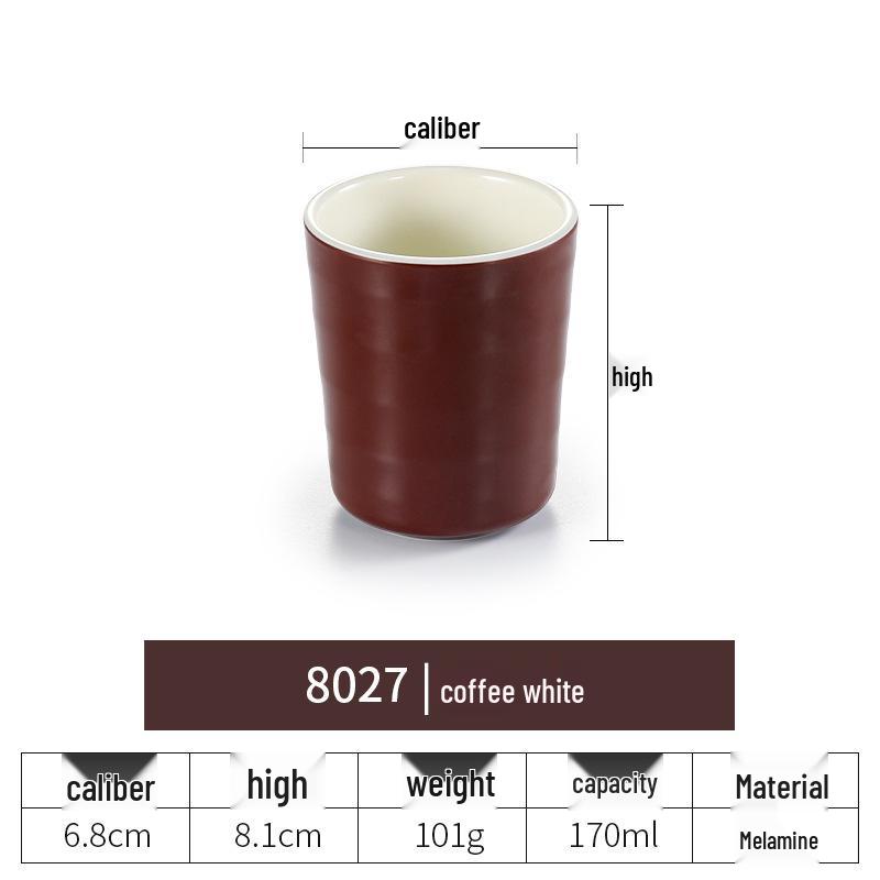 Melamine Porcelain-Style White Coffee/Tea Cup for Cafeteria & Restaurant
Melamine Porcelain-Style White Coffee/Tea Cup for Cafeteria & Restaurant