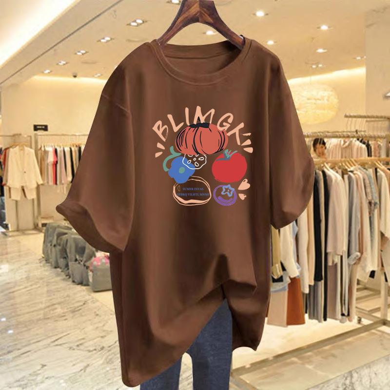 New cotton short-sleeved t-shirt women s autumn and winter 2025 new Korean version lazy wind loose top bottoming shirt XXXL
New cotton short-sleeved t-shirt women s autumn and winter 2025 new Korean version lazy wind loose top bottoming shirt XXXL