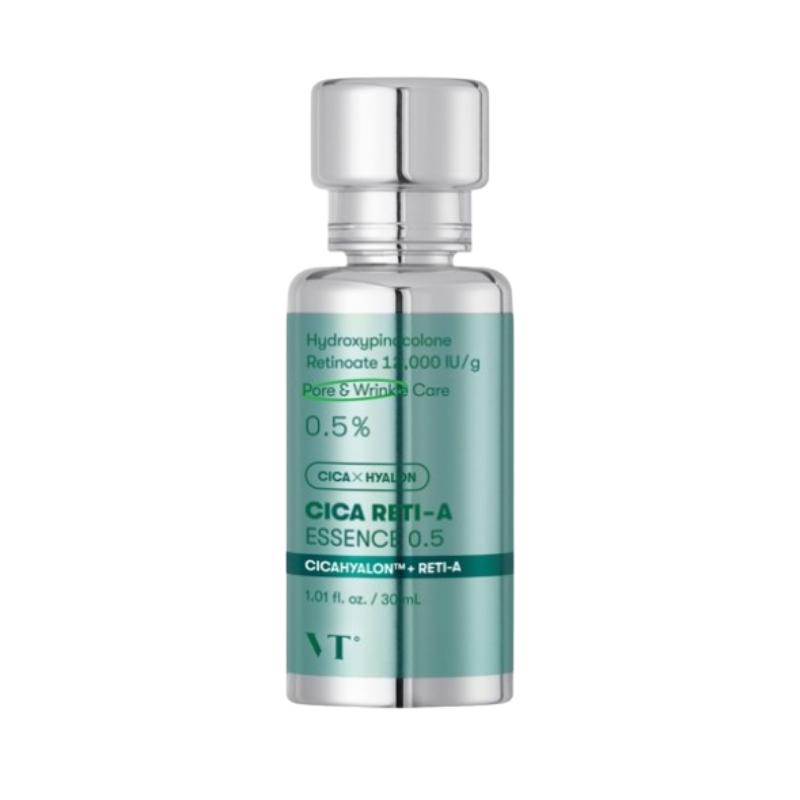 VT Cosmetics Cica Reti-A Essence 0.5 30ml – Lightweight Retinal Essence for Pore, Elasticity & Smooth Texture Care 30ml
VT Cosmetics Cica Reti-A Essence 0.5 30ml – Lightweight Retinal Essence for Pore, Elasticity & Smooth Texture Care 30ml