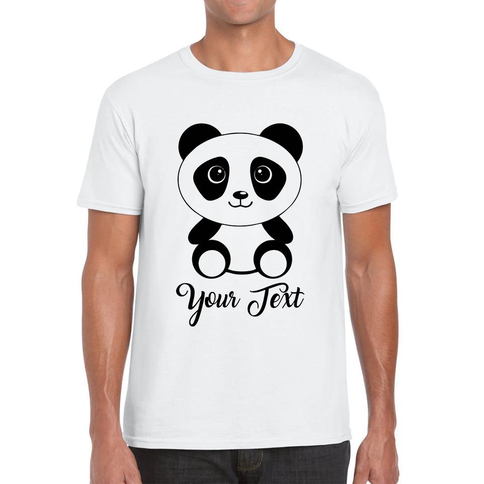 Personalised Cute Panda Bear Your Text Funny Cute Animal Lovers Mens Tee Top XL
Personalised Cute Panda Bear Your Text Funny Cute Animal Lovers Mens Tee Top XL