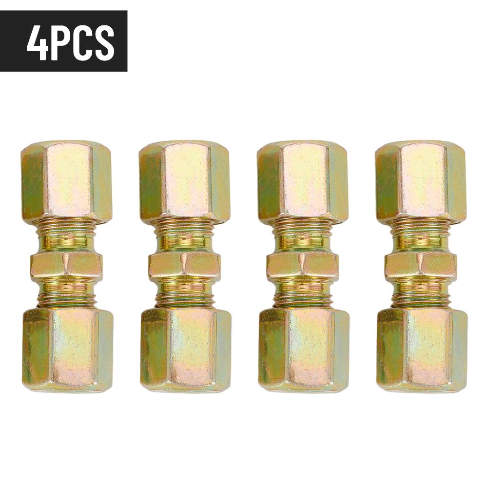 4/10Pcs Brake Line Connector For brake line without flaring 4.75mm Connector Unions Tools Flare Fitting Compression 4Pcs
4/10Pcs Brake Line Connector For brake line without flaring 4.75mm Connector Unions Tools Flare Fitting Compression 4Pcs