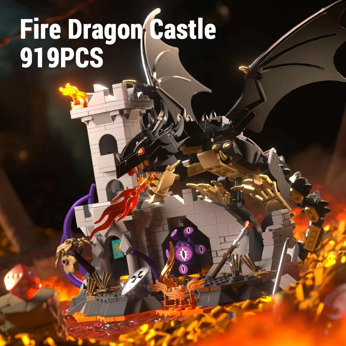 919PCS MOC Dungeons Fire Dragons Building Blocks Treasure Guard Adventure Castle Street View Model Bricks Toys Desktop Decor Paper Manual
919PCS MOC Dungeons Fire Dragons Building Blocks Treasure Guard Adventure Castle Street View Model Bricks Toys Desktop Decor Paper Manual