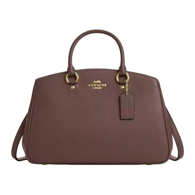 COACH Savannah Carryall 36 Logo Gold Hardware Pebbled Leather Shoulder Crossbody Tote Large Women s Dark Stone Brown золотий
COACH Savannah Carryall 36 Logo Gold Hardware Pebbled Leather Shoulder Crossbody Tote Large Women s Dark Stone Brown золотий