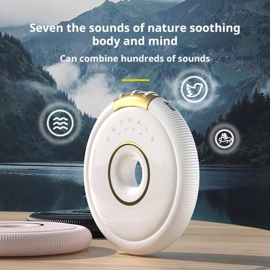 Машина с белым шумом Bluetooth-совместимый динамик 7 звуков без зацикливания Перезаряжаемый компактный портативный звуковой аппарат для сна белый
Машина с белым шумом Bluetooth-совместимый динамик 7 звуков без зацикливания Перезаряжаемый компактный портативный звуковой аппарат для сна белый
