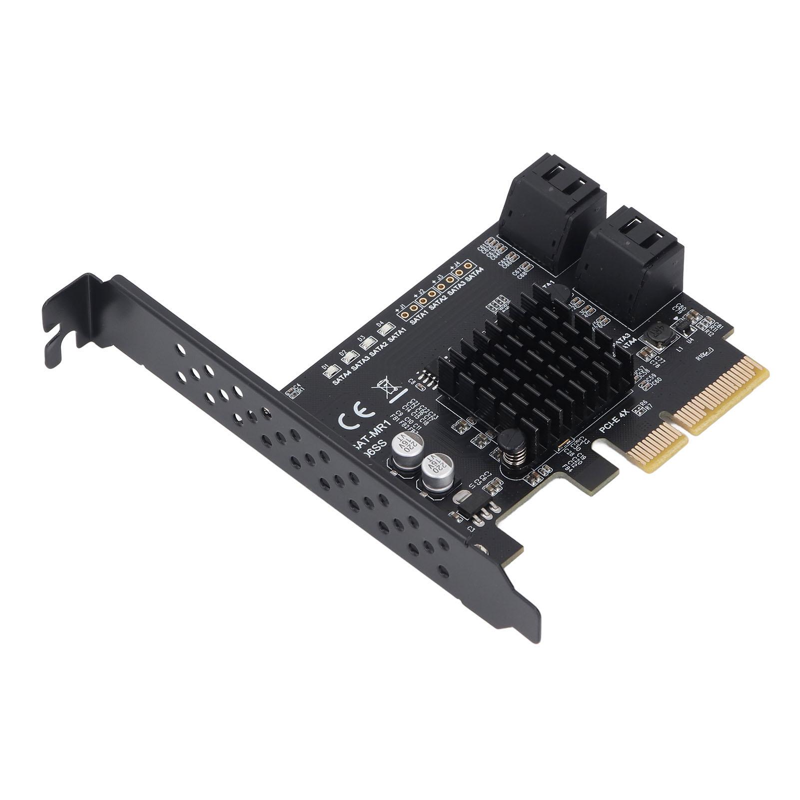 Карта розширення SATA3.0 PCI E 4 порти 6 Гбіт/с Адаптер розширення Чіпсет 88SE9230 Карта IPFS RAID
Карта розширення SATA3.0 PCI E 4 порти 6 Гбіт/с Адаптер розширення Чіпсет 88SE9230 Карта IPFS RAID