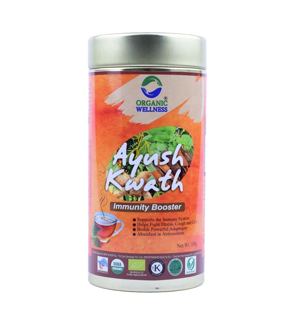 Аюш Кватх (100 г), Ayush Kwath, Organic Wellness
Аюш Кватх (100 г), Ayush Kwath, Organic Wellness