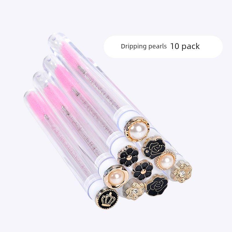 Spiral Oil-Drip Pearl Eyelash Brush, Ultra-Fine Combing Soft-Bristle Makeup Eyebrow Brush, Non-Disposable Eyelash Comb Makeup Brush Tube Brush Oil Dripping Pearl Series 10 Pieces
Spiral Oil-Drip Pearl Eyelash Brush, Ultra-Fine Combing Soft-Bristle Makeup Eyebrow Brush, Non-Disposable Eyelash Comb Makeup Brush Tube Brush Oil Dripping Pearl Series 10 Pieces