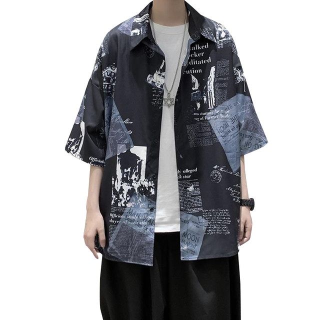 Летняя сказочная рубашка с коротким рукавом, мужская свободная рубашка с рюшами, красивая стильная мужская сетчатая рубашка Red Sun, модный бренд, студенческий красивый с половиной рукавом
Летняя сказочная рубашка с коротким рукавом, мужская свободная рубашка с рюшами, красивая стильная мужская сетчатая рубашка Red Sun, модный бренд, студенческий красивый с половиной рукавом