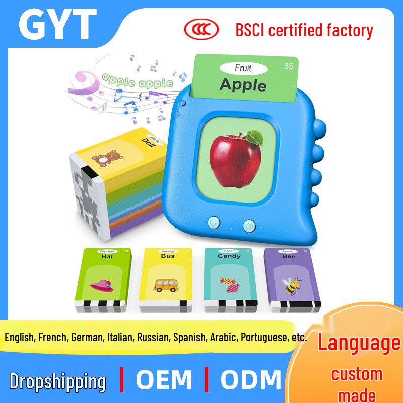 Hot Seller Early Education Flash Card Machine: Bilingual Child Learning Device with 224 Cards in Chinese and English
Hot Seller Early Education Flash Card Machine: Bilingual Child Learning Device with 224 Cards in Chinese and English