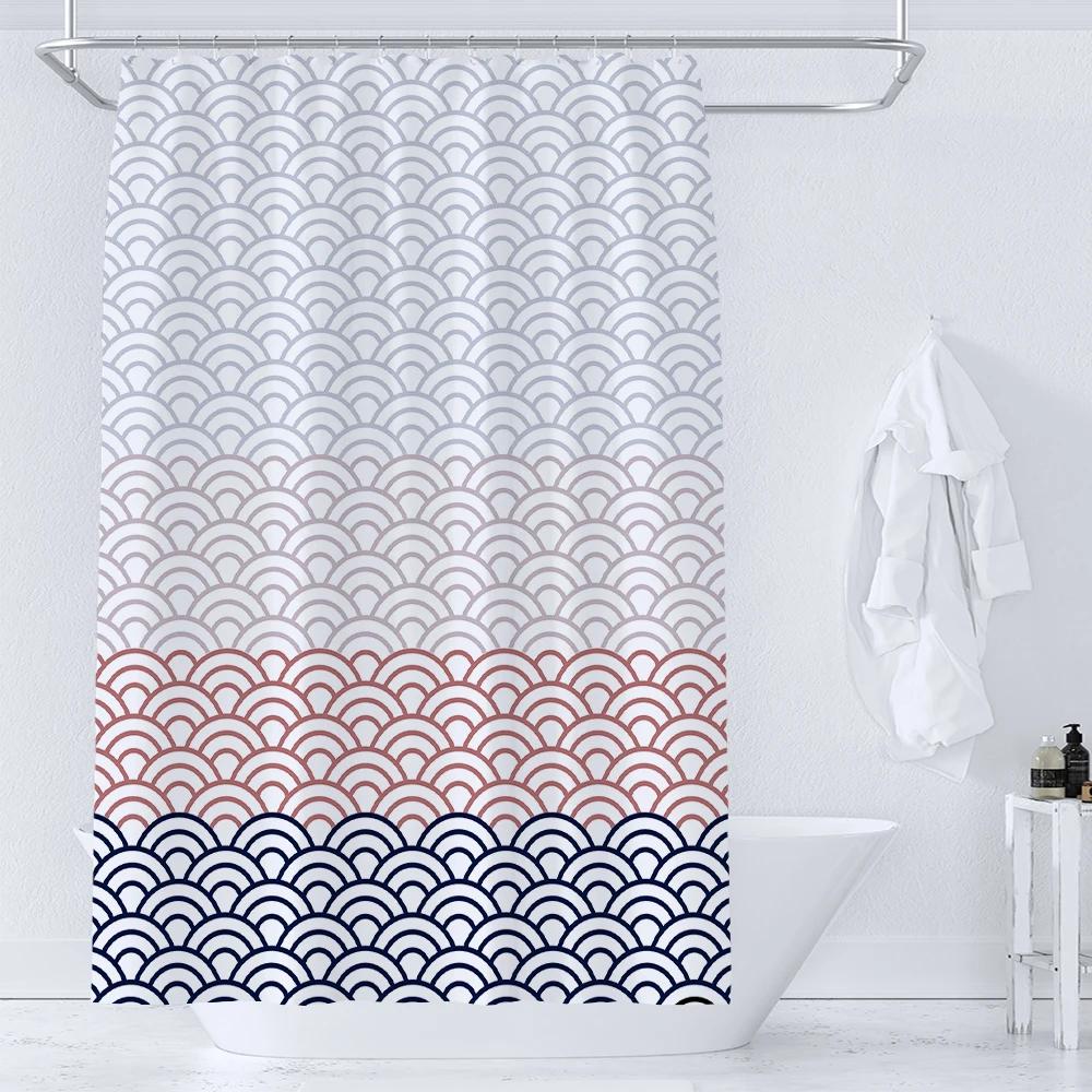 Modern Simple Japanese Striped Style Shower Curtain Fabric Waterproof Polyester Home Decor Bath Curtain Bathroom Accessories W60H190(CM)-1 Pcs
Modern Simple Japanese Striped Style Shower Curtain Fabric Waterproof Polyester Home Decor Bath Curtain Bathroom Accessories W60H190(CM)-1 Pcs