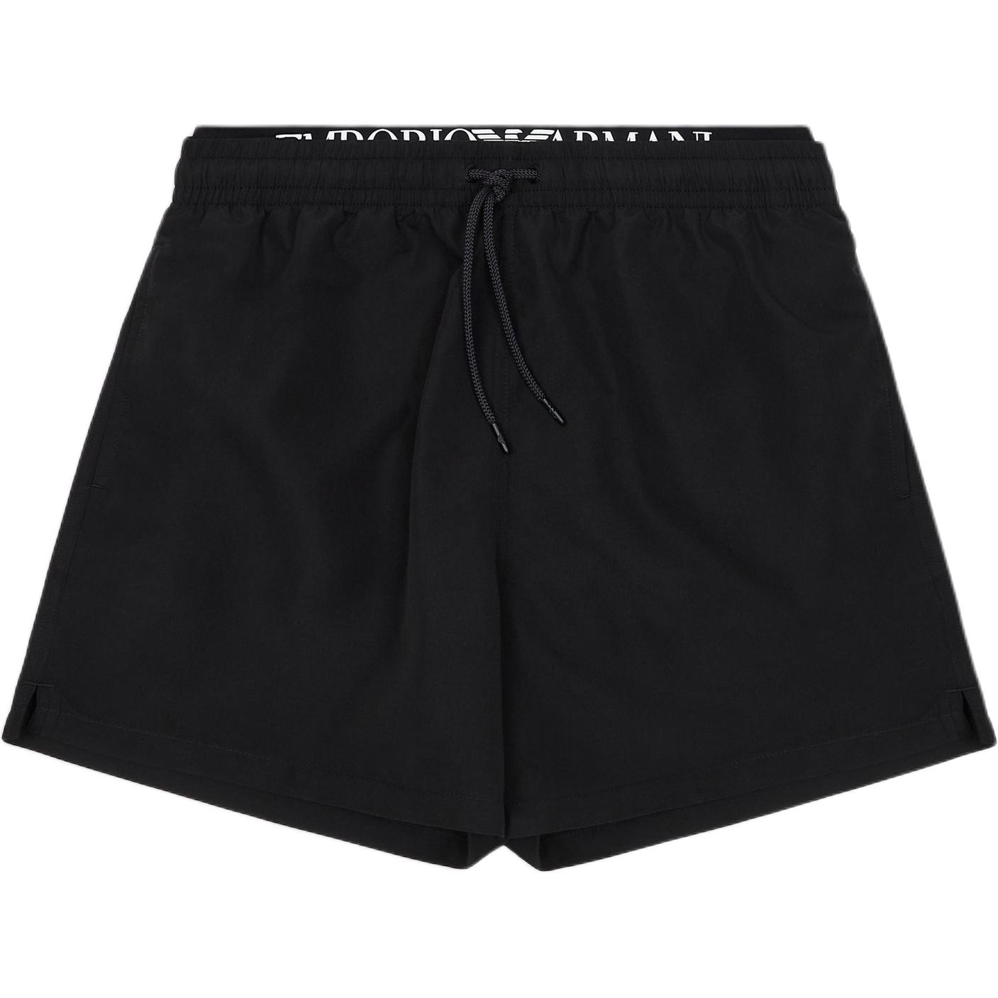 Emporio Armani Drawstring Double Layer Waist Short Beach Shorts Men shorts Black EM000686-AF12329-MC117 XL
Emporio Armani Drawstring Double Layer Waist Short Beach Shorts Men shorts Black EM000686-AF12329-MC117 XL