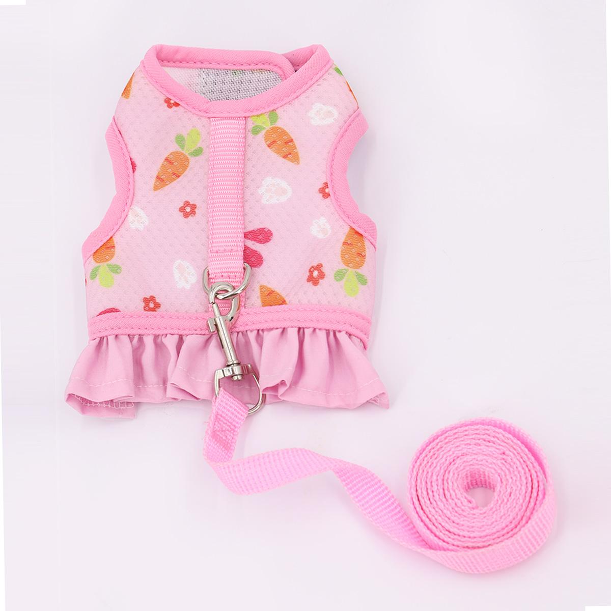 1pc Adjustable Bunny Harness for Walking Runnig Hiking Camping Outdoor - Carrot Pattern Cute Small Animal Harness Leash Set S оранжевый
1pc Adjustable Bunny Harness for Walking Runnig Hiking Camping Outdoor - Carrot Pattern Cute Small Animal Harness Leash Set S оранжевый