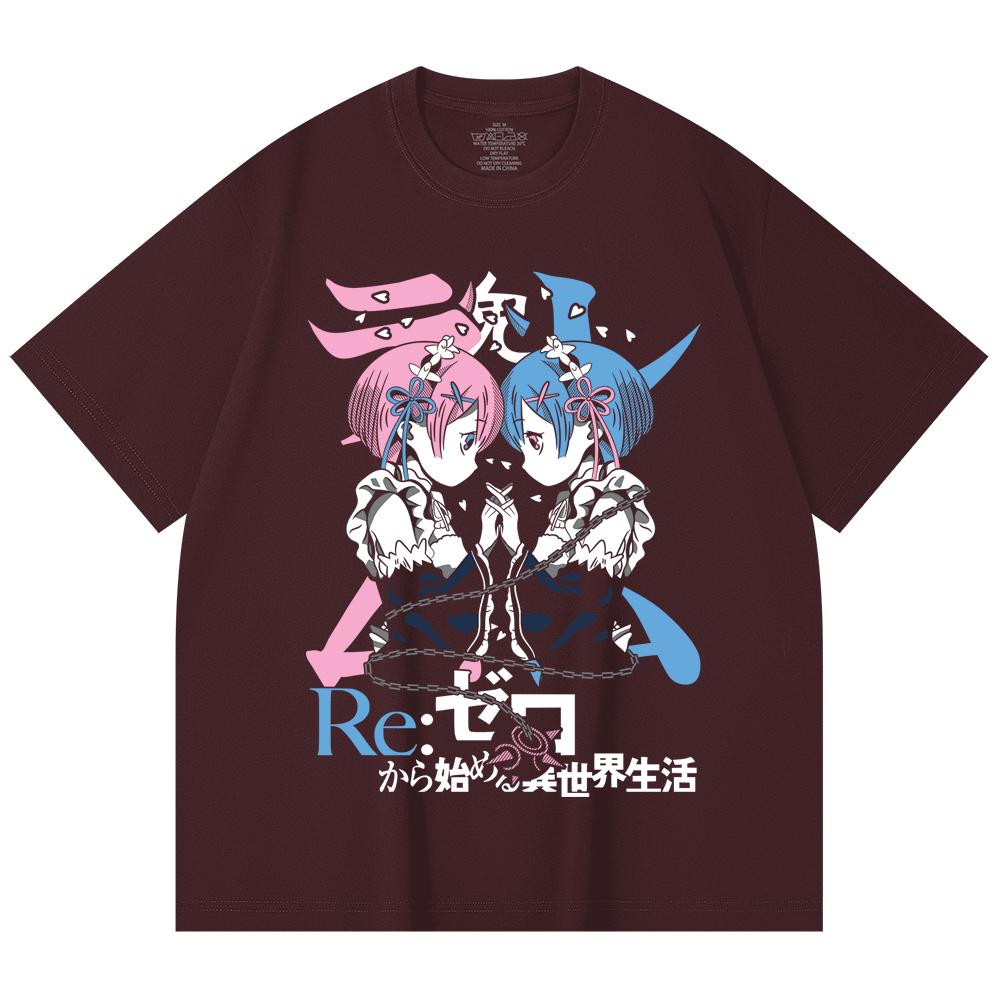 230 Gsm 100% Cotton ReZero V1 Print Unisex Heavy Cotton T Shirt 2XL вина червоного кольору
230 Gsm 100% Cotton ReZero V1 Print Unisex Heavy Cotton T Shirt 2XL вина червоного кольору