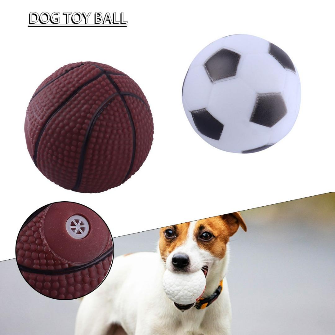 Aidier Резиновые игрушки для жевания собак со звуком Pet Dog Squeaker Ball Баскетбольная / футбольная игрушка 
Aidier Резиновые игрушки для жевания собак со звуком Pet Dog Squeaker Ball Баскетбольная / футбольная игрушка