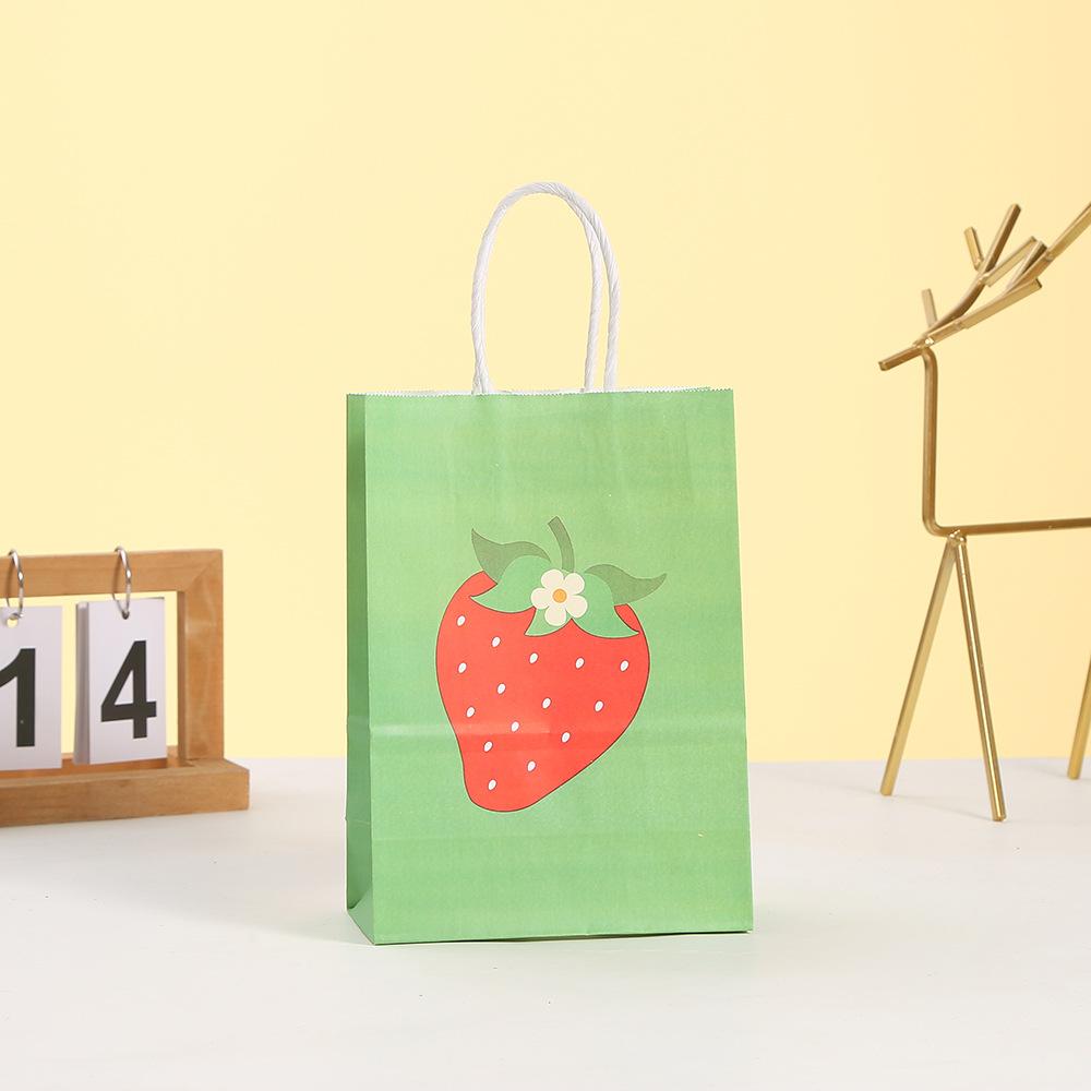 StoBag, Strawberry Kraft Paper Gift Bag, Fruit pattern, for Packaging Candy Snack, Baby Shower, birthday Supplies, Reusable 12pcs&15x8x21cm
StoBag, Strawberry Kraft Paper Gift Bag, Fruit pattern, for Packaging Candy Snack, Baby Shower, birthday Supplies, Reusable 12pcs&15x8x21cm