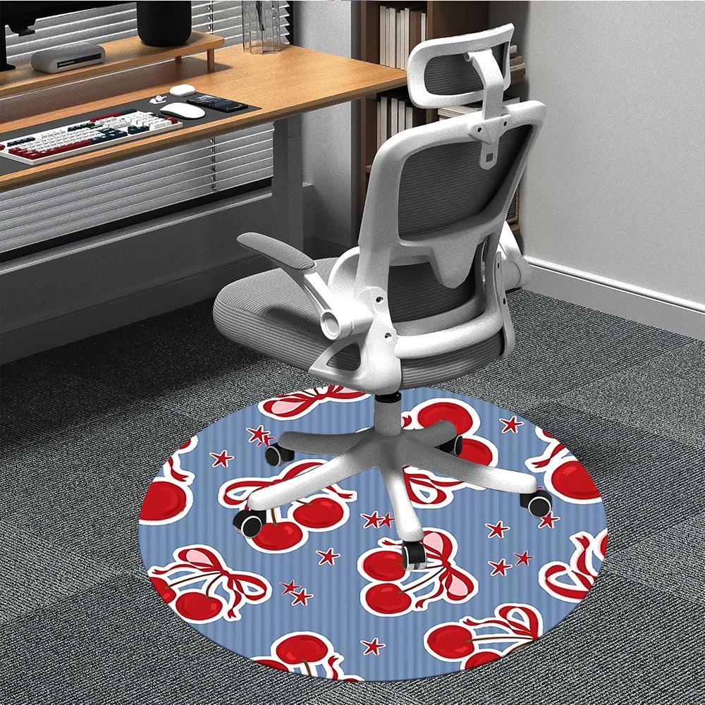1pc Cherry Pattern Office Round Rug, Non-slip, Soft and Durable Office Rug for Interior Decoration, Perfect for Office, Beautiful Decoration yy2603240 80cm by 80cm
1pc Cherry Pattern Office Round Rug, Non-slip, Soft and Durable Office Rug for Interior Decoration, Perfect for Office, Beautiful Decoration yy2603240 80cm by 80cm