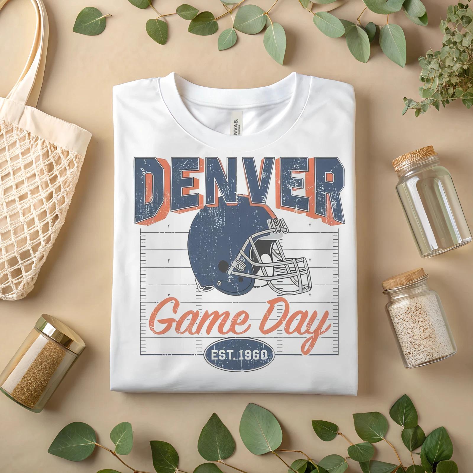 Denver Game Day T-Shirt – Vintage Football Graphic Tee A291 3XL
Denver Game Day T-Shirt – Vintage Football Graphic Tee A291 3XL