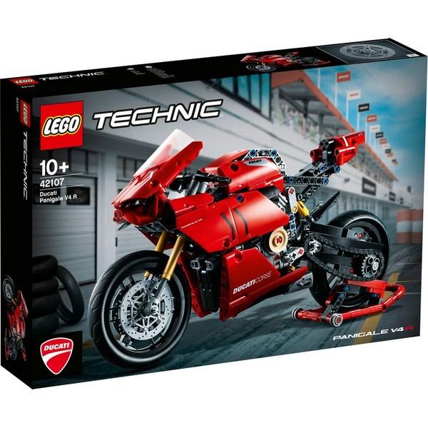 LEGO Technic 42107 DUCATI PANIGALE V4 R, разноцветные