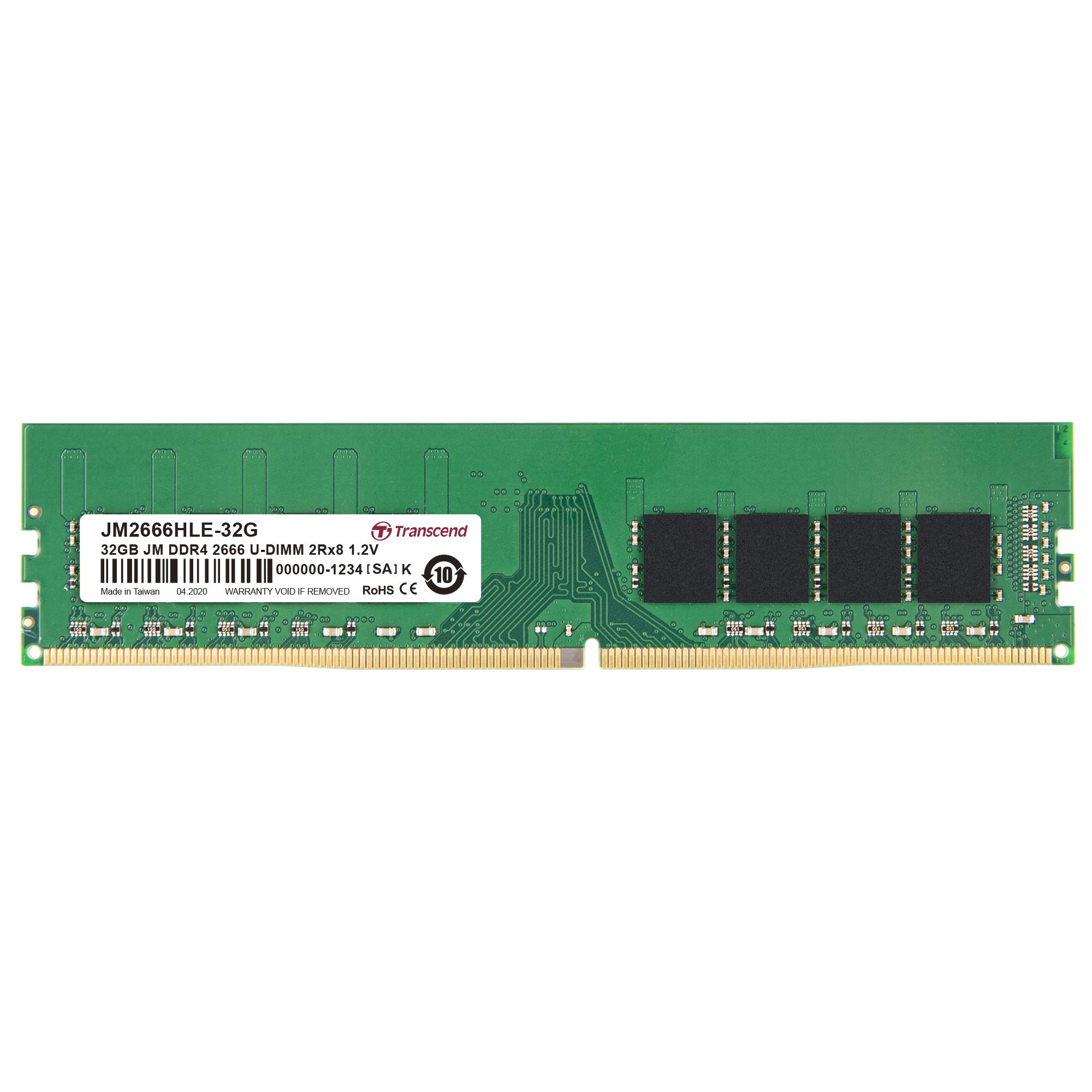 Transcend Japan Transcend Desktop PC Memory 32GB x 1 piece 288pin 2Rx8 CL19 Lifetime Warranty PC4-21300 (DDR4-2666) 1.2V U-DIMM (2Gx8) JM2666HLE-32G
Transcend Japan Transcend Desktop PC Memory 32GB x 1 piece 288pin 2Rx8 CL19 Lifetime Warranty PC4-21300 (DDR4-2666) 1.2V U-DIMM (2Gx8) JM2666HLE-32G