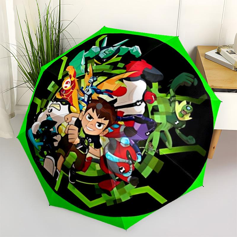 1PC Ben 10 Automatic Open/Close Umbrella, 8-Rib Sturdy Frame, Lightweight Portable Umbrella, Commute, Business - Ideal Gift for Friend, Vibrant Patter
1PC Ben 10 Automatic Open/Close Umbrella, 8-Rib Sturdy Frame, Lightweight Portable Umbrella, Commute, Business - Ideal Gift for Friend, Vibrant Patter