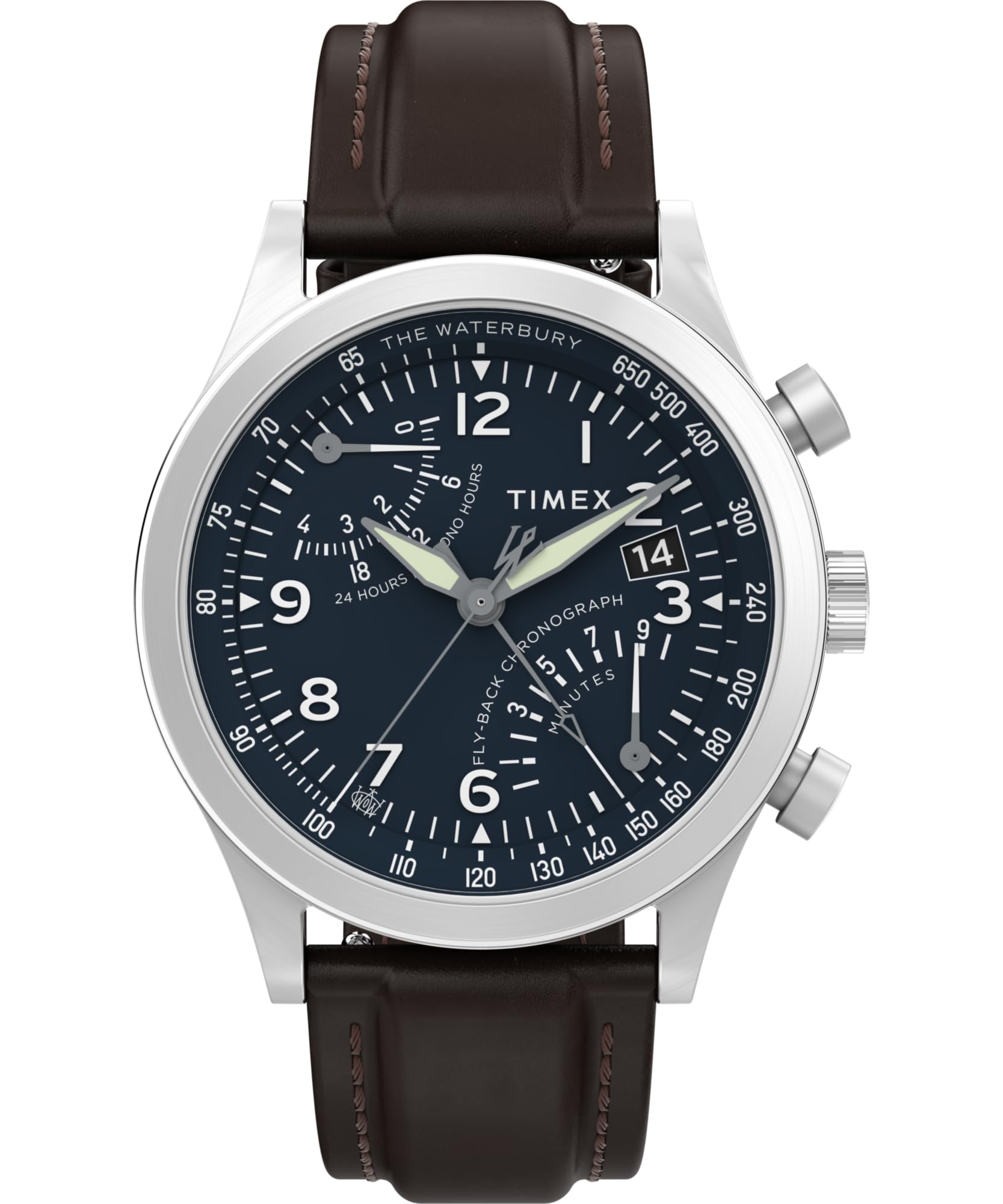 Timex Men s Waterbury Chronograph 42mm Watch - Stainless Steel Bracelet Black Dial Stainless Steel Case, Brown/Blue/Stainless Steel. , traditional
Timex Men s Waterbury Chronograph 42mm Watch - Stainless Steel Bracelet Black Dial Stainless Steel Case, Brown/Blue/Stainless Steel. , traditional