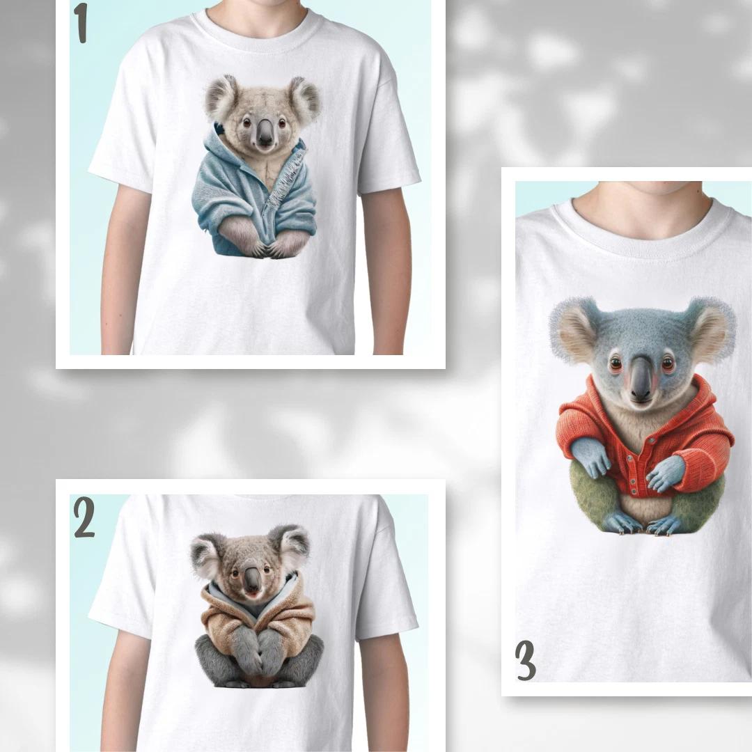 Koala kids boys T-Shirt bear tee fantasy top funny animal gift s s kids baby size 150
Koala kids boys T-Shirt bear tee fantasy top funny animal gift s s kids baby size 150