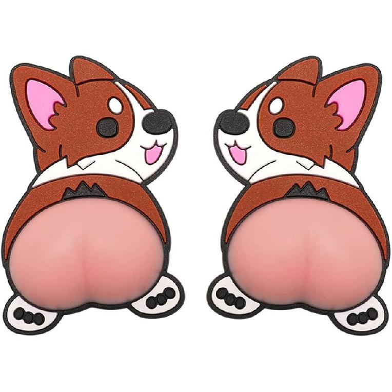 2 Pcs Cute Cartoon Car Sticker Soft Silicone Butt Car Sticker Anti-Collision Car Sticker Anti-Scratch Protection Sticker Car Rearview Mirror Car Door Corgi
2 Pcs Cute Cartoon Car Sticker Soft Silicone Butt Car Sticker Anti-Collision Car Sticker Anti-Scratch Protection Sticker Car Rearview Mirror Car Door Corgi