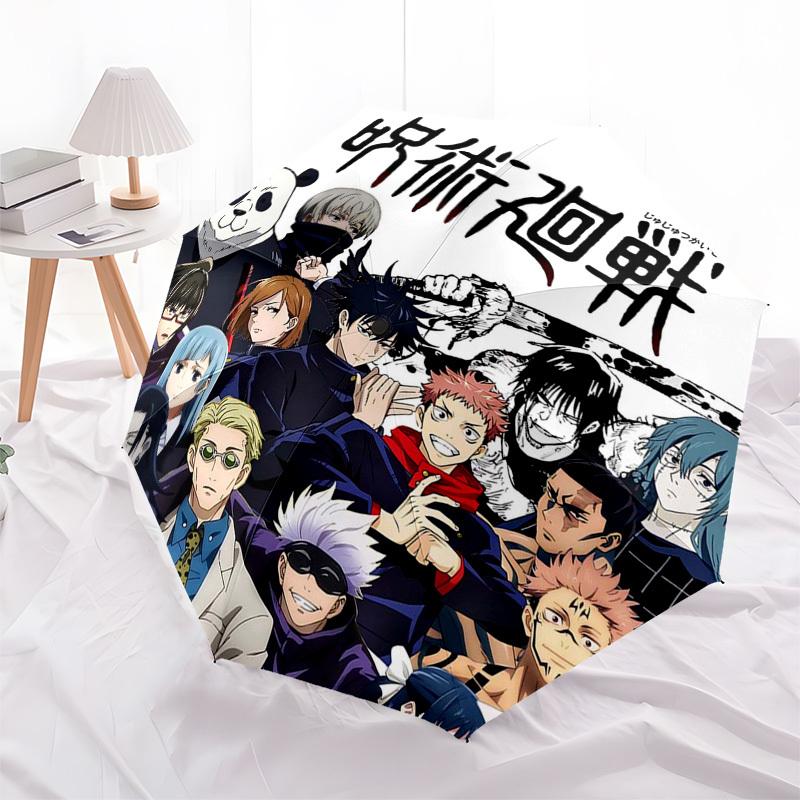 1pc Jujutsu Kaisen Automatic Folding Umbrella Portable 3-Fold Design with Iron Frame, Perfect for Outdoor Use, Festive Gifts, Travel, Daily Use, Suita
1pc Jujutsu Kaisen Automatic Folding Umbrella Portable 3-Fold Design with Iron Frame, Perfect for Outdoor Use, Festive Gifts, Travel, Daily Use, Suita