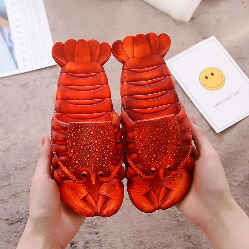 Fashion Summer Unisex Size 24-47 Slippers Flat Non-slip Couple Home Slippers Design Lobster Sandal Creative Family Travel Beach Slippers 24-25 yards багряний
Fashion Summer Unisex Size 24-47 Slippers Flat Non-slip Couple Home Slippers Design Lobster Sandal Creative Family Travel Beach Slippers 24-25 yards багряний