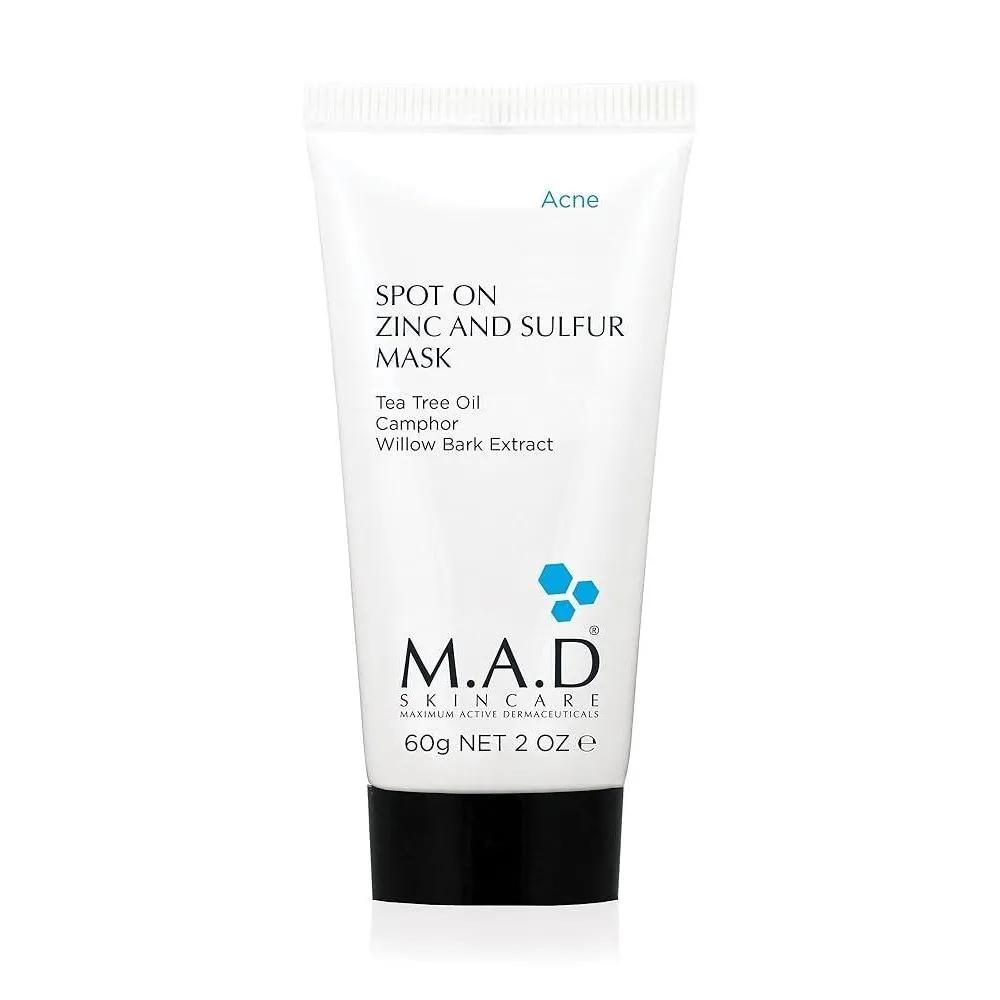 M.A.D Skincare Zinc Sulfur Spot Mask - 60g
M.A.D Skincare Zinc Sulfur Spot Mask - 60g
