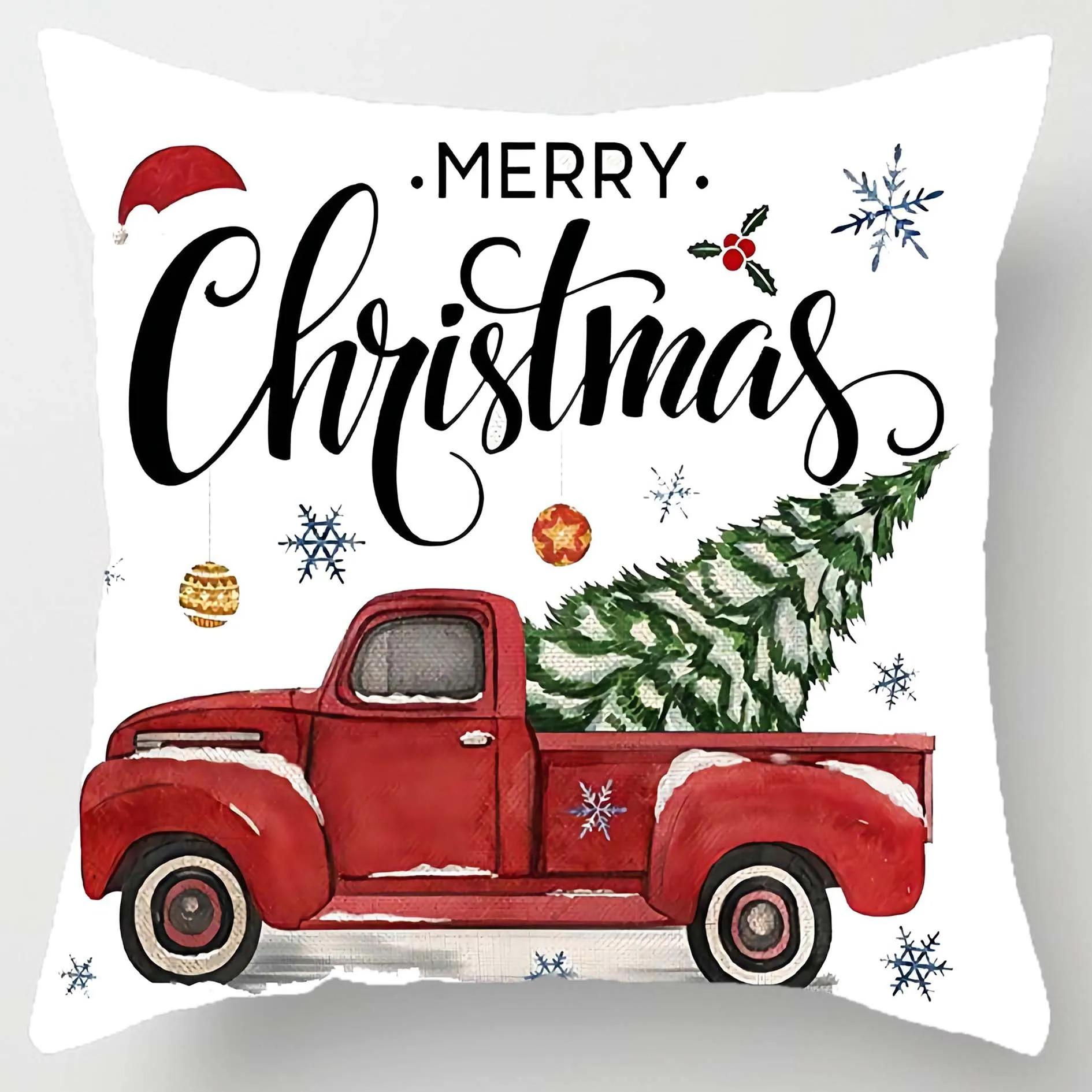 Наволочки с рождественской тематикой Аксессуары для автомобиля Офис Санта-Клаус Гостиная Диван Домашние наволочки 45x45cm
Наволочки с рождественской тематикой Аксессуары для автомобиля Офис Санта-Клаус Гостиная Диван Домашние наволочки 45x45cm