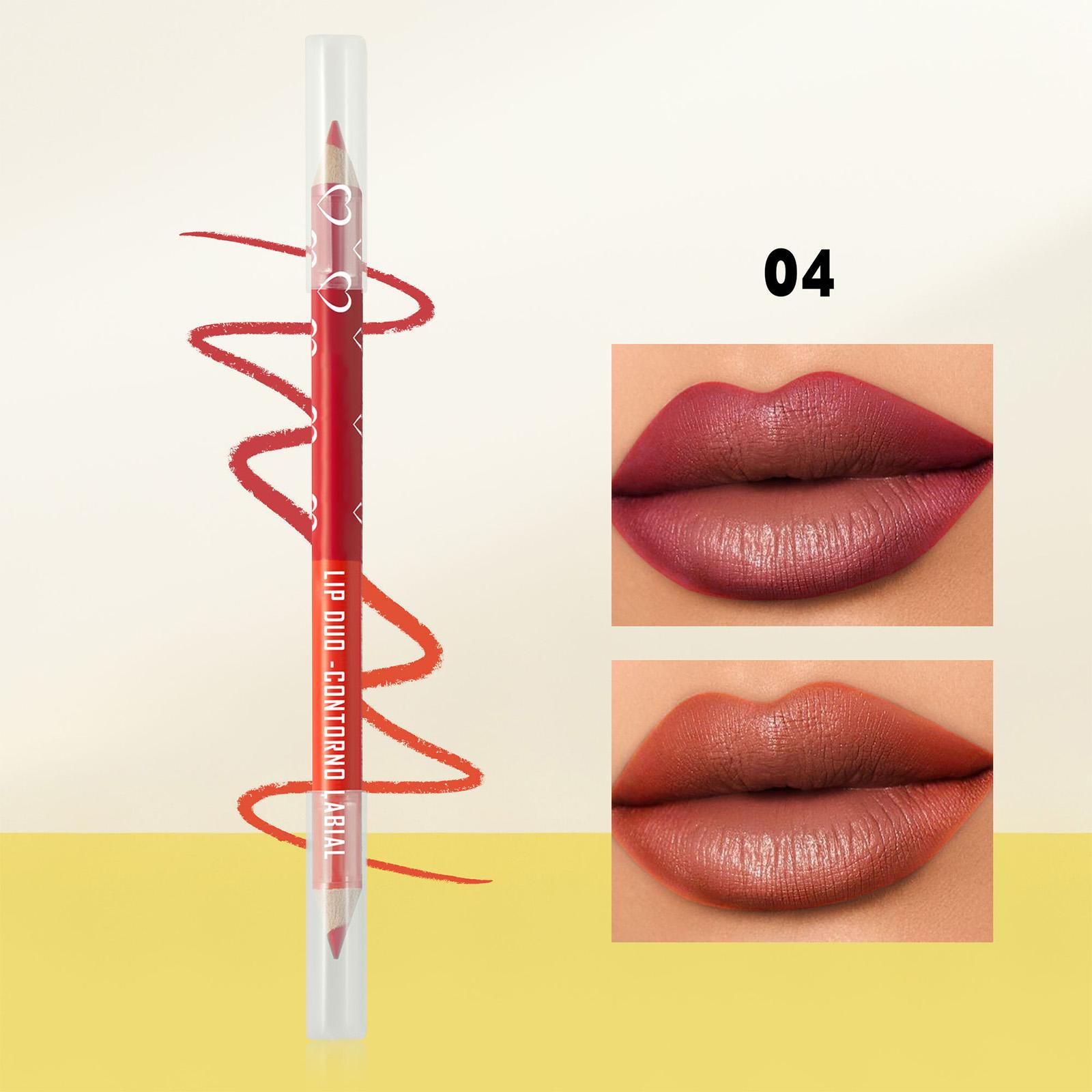 The Lip Liner Has A Smooth Texture Without Any Wrinkles. The Nude Lipstick And The Double-ended Lipstick Dry Quickly. One Size
The Lip Liner Has A Smooth Texture Without Any Wrinkles. The Nude Lipstick And The Double-ended Lipstick Dry Quickly. One Size