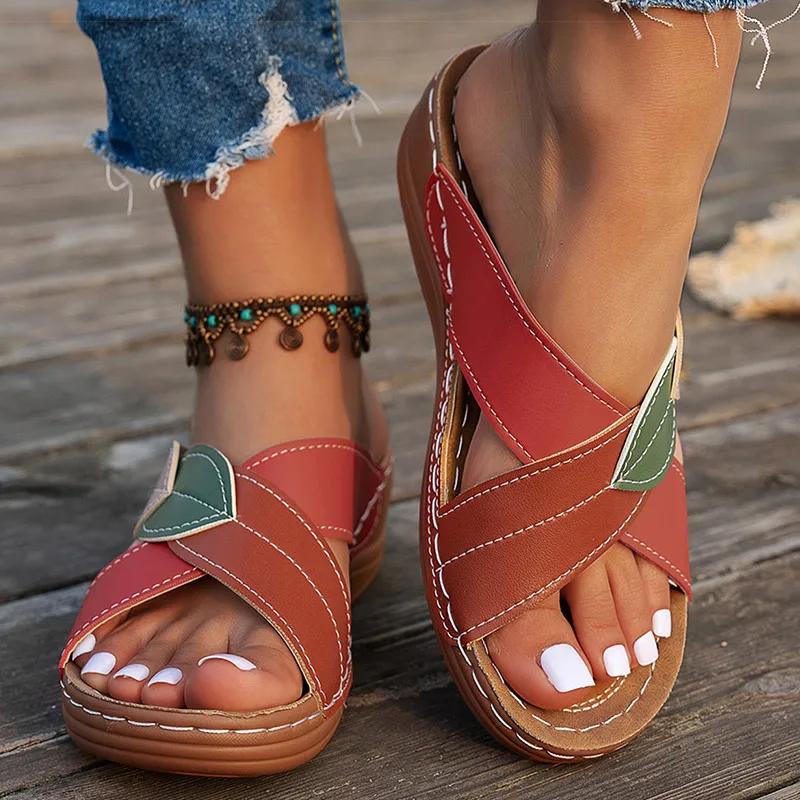 Fashion 2025 Summer Shoes Woman Mix Color Sandals Summer Slippers Elegant Heeled Footwear Chaussures 36 красный
Fashion 2025 Summer Shoes Woman Mix Color Sandals Summer Slippers Elegant Heeled Footwear Chaussures 36 красный