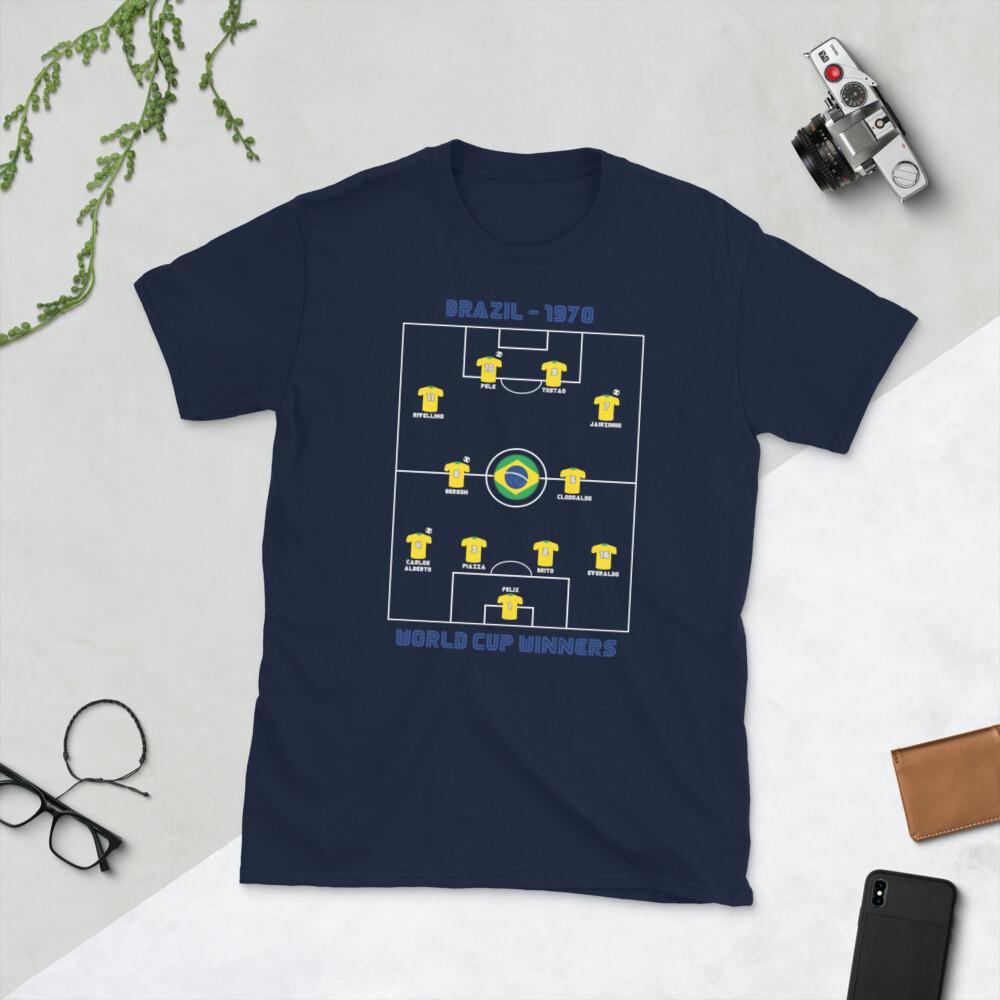 Brazil 1970 World Cup Champions Football Soccer Win Short-Sleeve Unisex T-Shirt XL
Brazil 1970 World Cup Champions Football Soccer Win Short-Sleeve Unisex T-Shirt XL