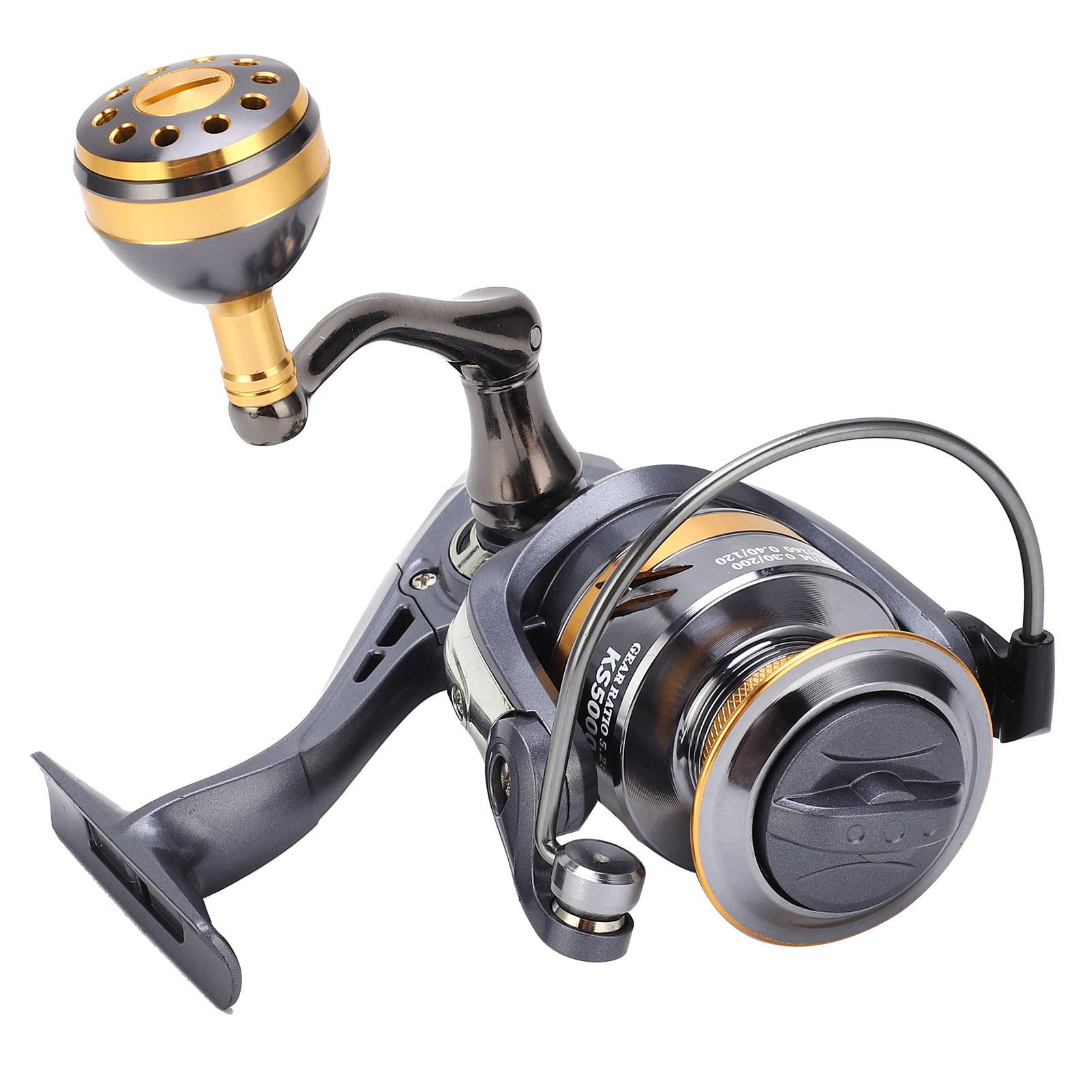 Aluminum Alloy Spinning Reel Fishing Reel HighSpeed Gear Ratio Fishing Accessories(KS5000 )
Aluminum Alloy Spinning Reel Fishing Reel HighSpeed Gear Ratio Fishing Accessories(KS5000 )