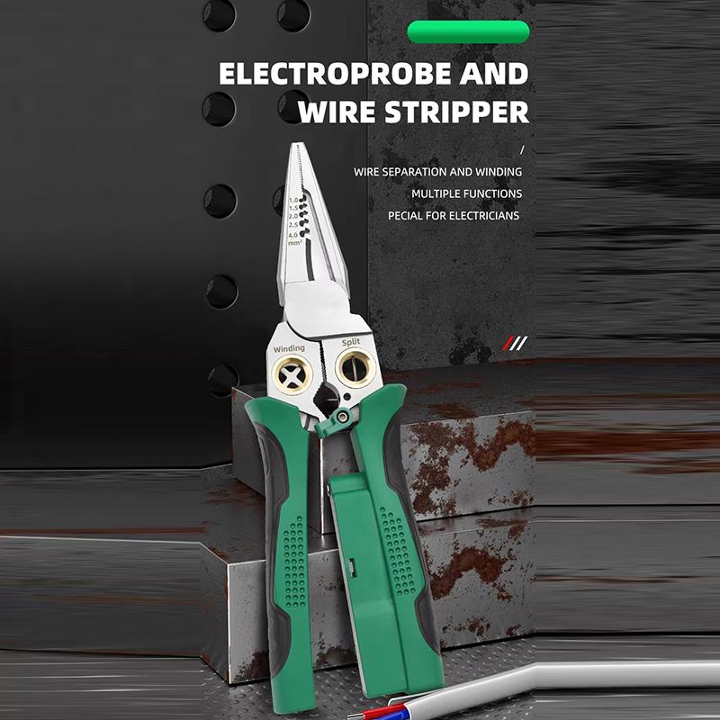 8 In 1 Wire Stripping Pliers Multifunction Electrician Cable Stripper Cutting Splitting Repair Hand Tools Pliers A2
8 In 1 Wire Stripping Pliers Multifunction Electrician Cable Stripper Cutting Splitting Repair Hand Tools Pliers A2