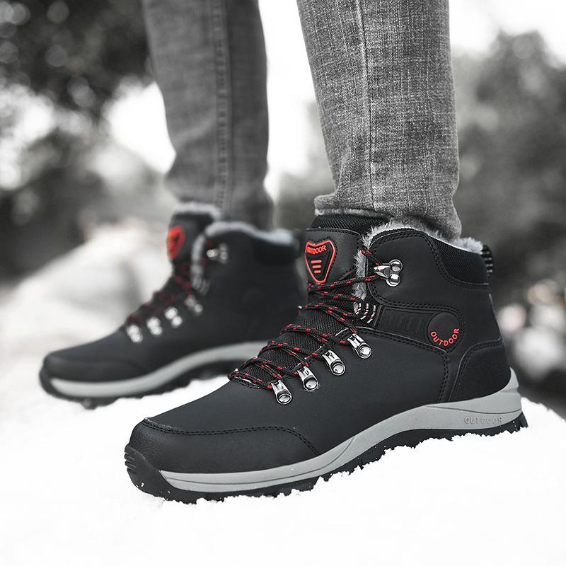 Winter cross-border large size velvet thickened warm snow boots Martin outdoor men s high-top Northeast large cotton boots 46
Winter cross-border large size velvet thickened warm snow boots Martin outdoor men s high-top Northeast large cotton boots 46