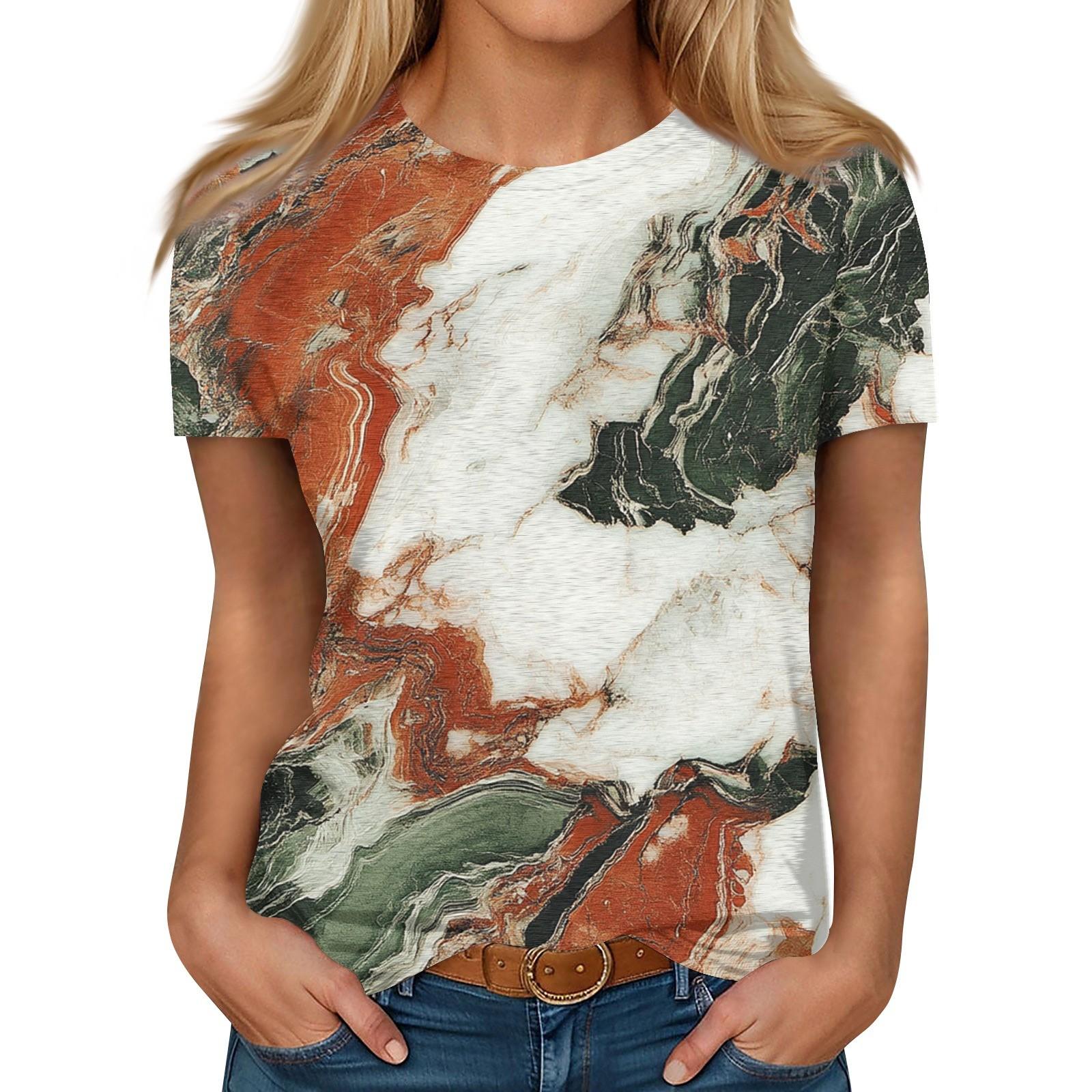 Женская повседневная футболка с круглым вырезом и короткими рукавами с принтом L армия зеленый
Женская повседневная футболка с круглым вырезом и короткими рукавами с принтом L армия зеленый