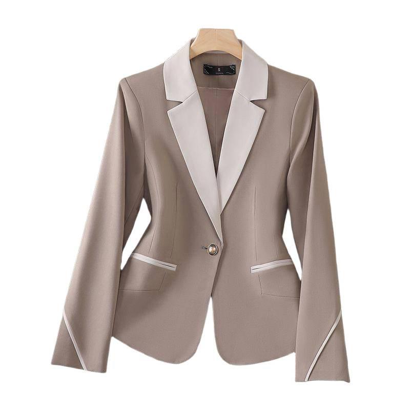 Модный и Молодящий Бежевый Маленький Пиджак для Женщин Весна и Осень Новый Стиль Короткий Повседневный и Универсальный Маленький Костюм 4XL
Модный и Молодящий Бежевый Маленький Пиджак для Женщин Весна и Осень Новый Стиль Короткий Повседневный и Универсальный Маленький Костюм 4XL