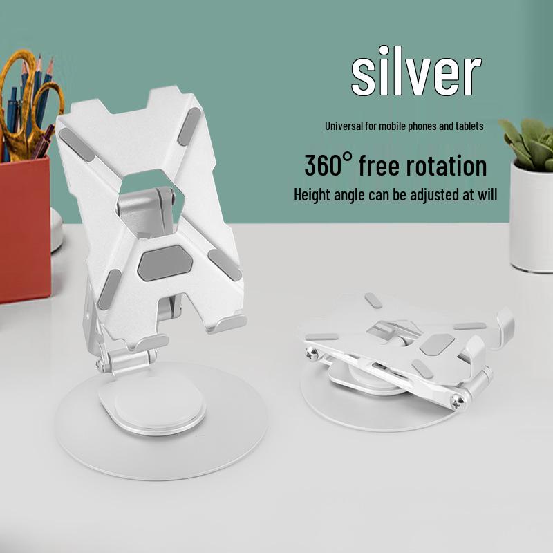 360° Rotating Aluminum Phone & Tablet Holder срібний
360° Rotating Aluminum Phone & Tablet Holder срібний