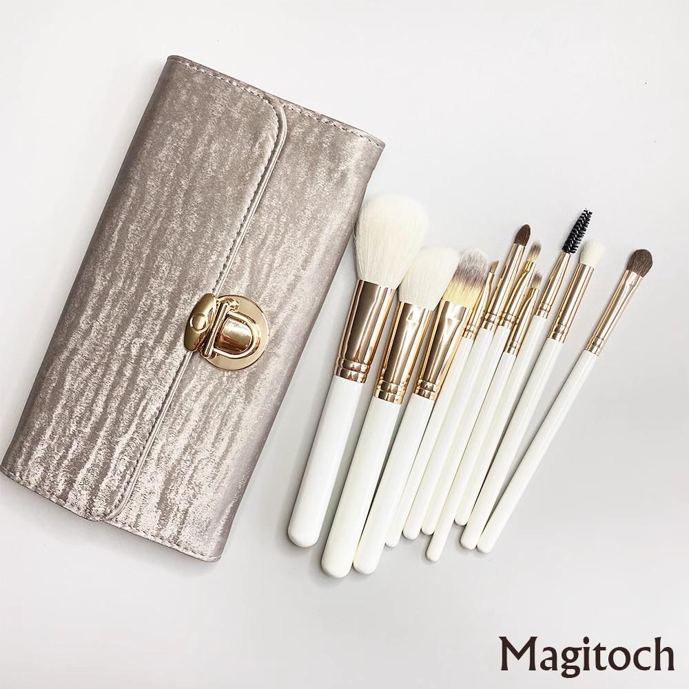Набор из 10 кистей Platinum Luxury для Magitoch из высококачественной шерсти с косметичкой
Набор из 10 кистей Platinum Luxury для Magitoch из высококачественной шерсти с косметичкой
