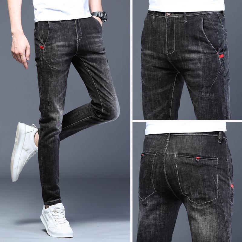 Men s Spring and Autumn Four Seasons Thin Section Elastic Loose Solid Colour High Waisted Denim Pencil Trousers 29
Men s Spring and Autumn Four Seasons Thin Section Elastic Loose Solid Colour High Waisted Denim Pencil Trousers 29