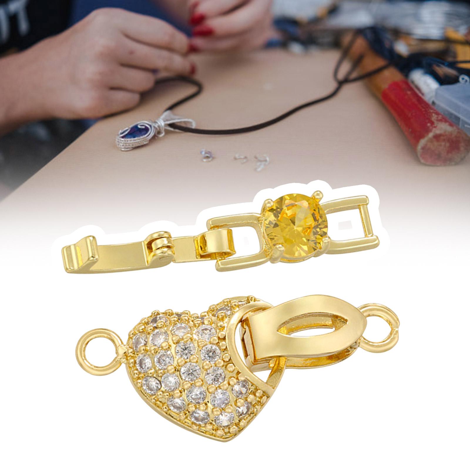 Unique Cubic Zirconia Jewelry Clasp Elegant Gold Plated Zirconia Embellished Clasp Attachment for Jewelry Collection 54
Unique Cubic Zirconia Jewelry Clasp Elegant Gold Plated Zirconia Embellished Clasp Attachment for Jewelry Collection 54