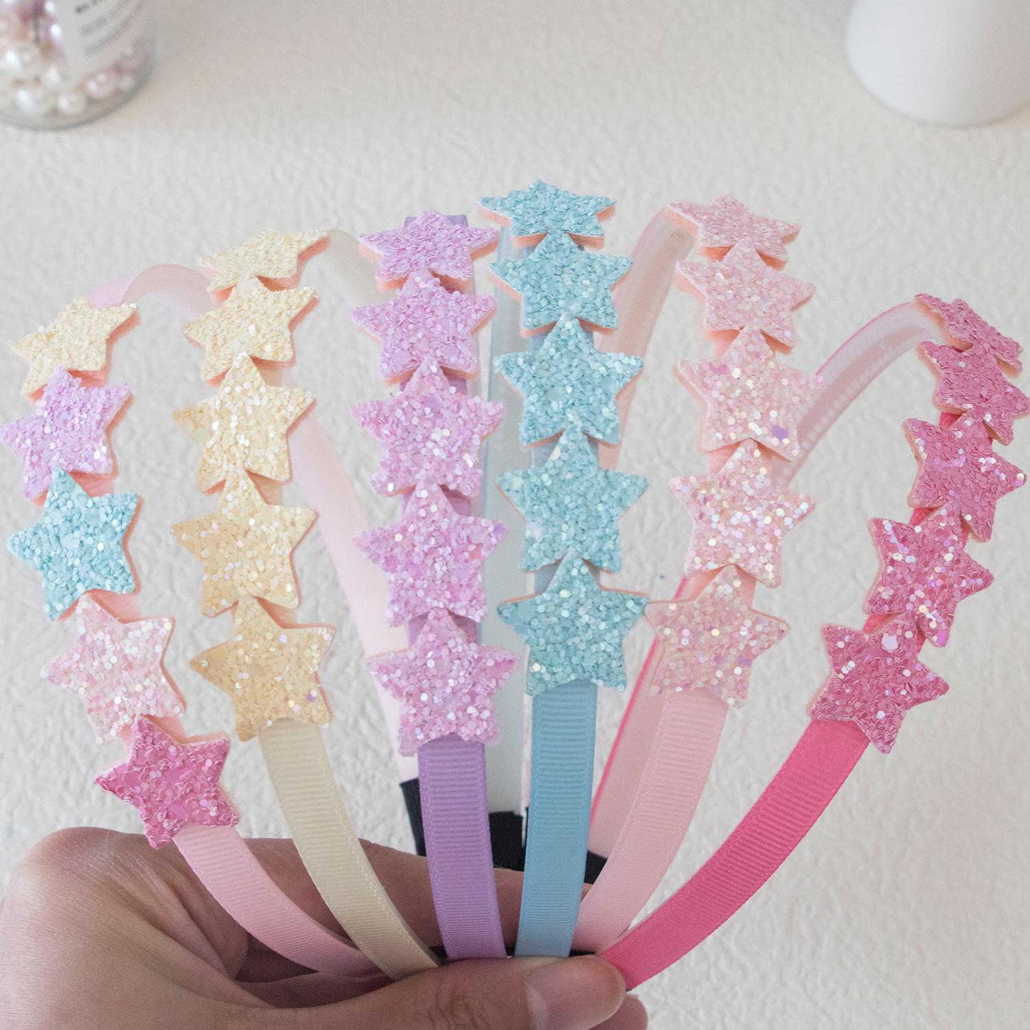 1pc Cute Glitter Star Headbands Girls Sparkly Star Shaped Hairbands Children Kids Party Hair Accessories
1pc Cute Glitter Star Headbands Girls Sparkly Star Shaped Hairbands Children Kids Party Hair Accessories