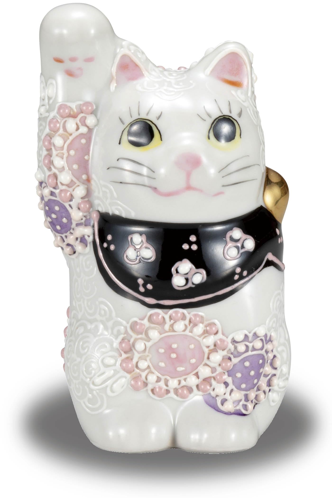 Stylish Kutani ware lucky cat figurine from Waza no in purple flower Perfect for opening a and 77th or as a gift for any Feng Shui and interior Kura, білий
Stylish Kutani ware lucky cat figurine from Waza no in purple flower Perfect for opening a and 77th or as a gift for any Feng Shui and interior Kura, білий