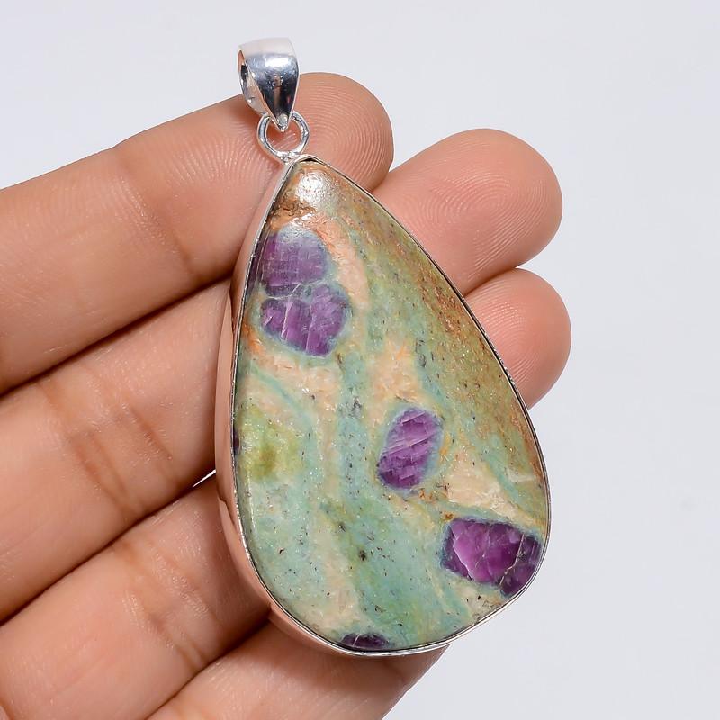 Dazzling Top Grade Qualite 100% Natural Ruby Fuchsite Pear Shape Ethnic Style Handmade Jewelry 925 Steling Silver Pendant 2.2 WSJ-4938 2.2
Dazzling Top Grade Qualite 100% Natural Ruby Fuchsite Pear Shape Ethnic Style Handmade Jewelry 925 Steling Silver Pendant 2.2 WSJ-4938 2.2